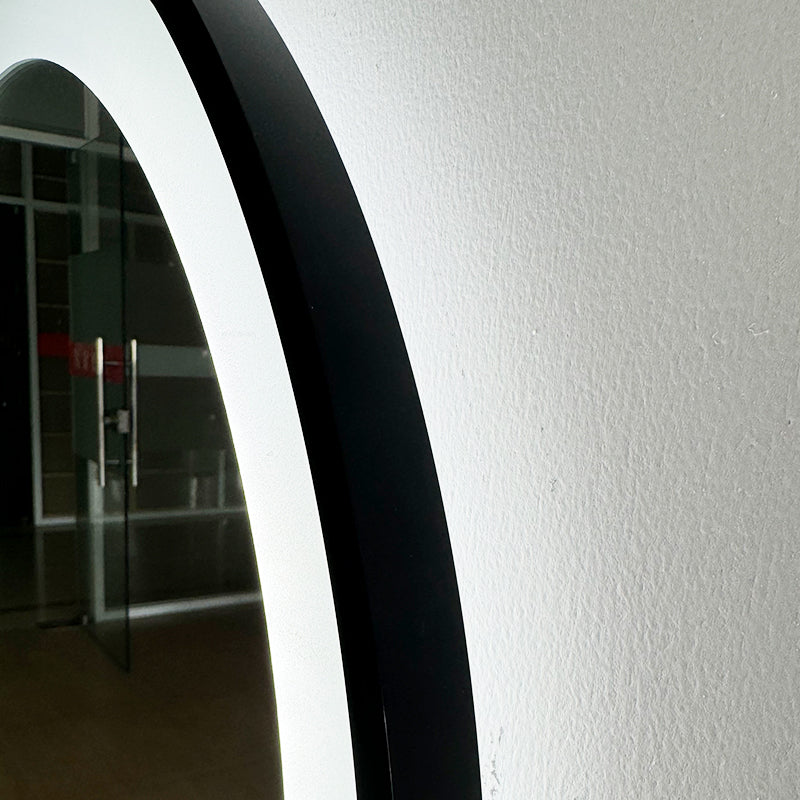 LED mirror S623B, 60x170cm, with black frame