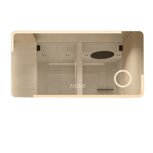 LED ogledalo S62A, 120x60cm s povećalom