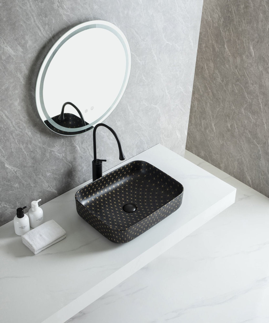 UMIVAONIK crni mramor S6BG2, 50 × 38,5 × 13 cm