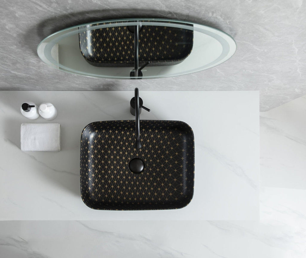 UMIVAONIK crni mramor S6BG2, 50 × 38,5 × 13 cm