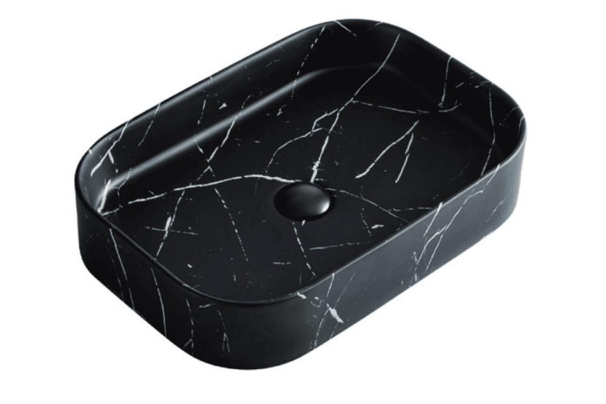 UMIVAONIK crni mramor S6BW21, 55 × 38 × 11 cm