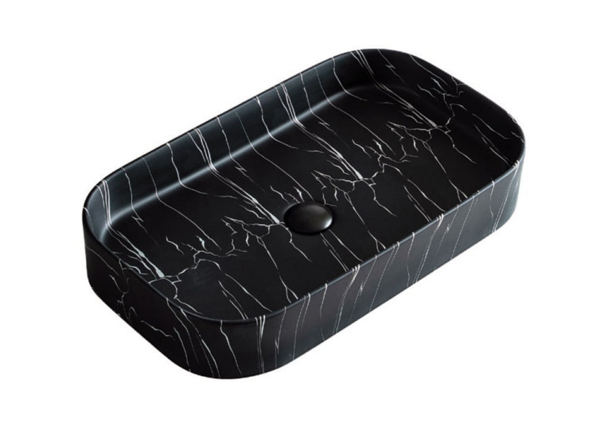 UMIVAONIK crni mramor S6BW22, 65 × 38 × 11 cm