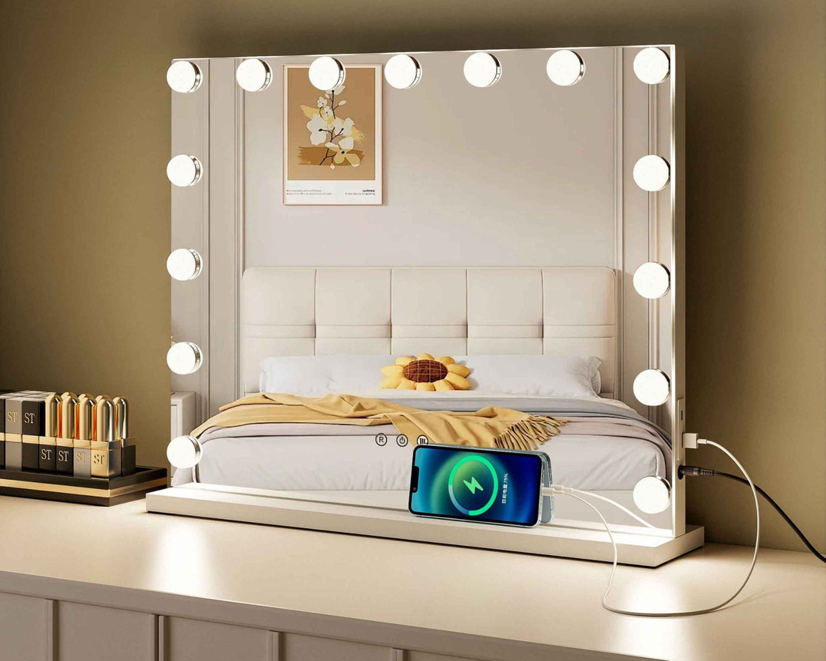 Make-up LED ogledalo Hollywood S6H01, 58 × 48 cm