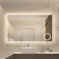 LED mirror S63A, 130x80cm with magnifying mirror
