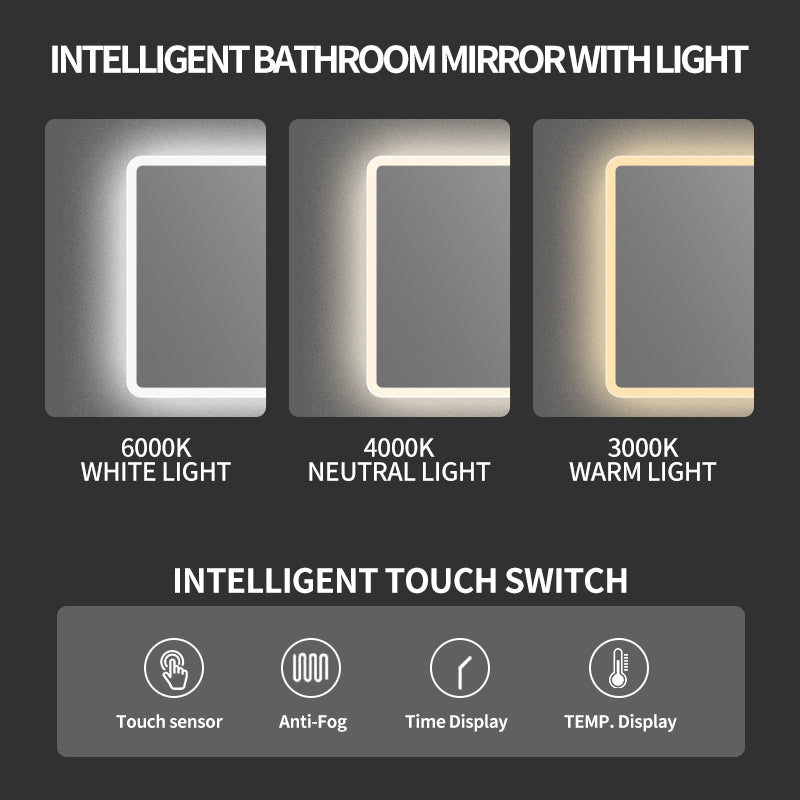 LED ogledalo S65D, 180x80cm