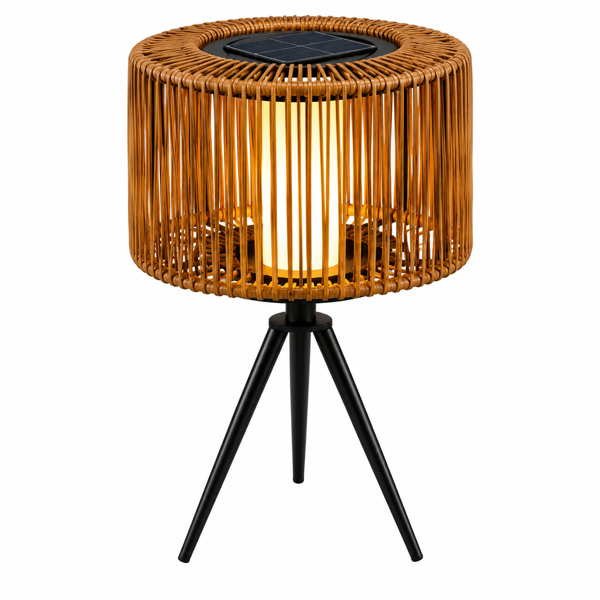 LED solarna vrtna svetilka RATAN S6045 – na trinožnem stojalu, 41 cm – 2. pogled