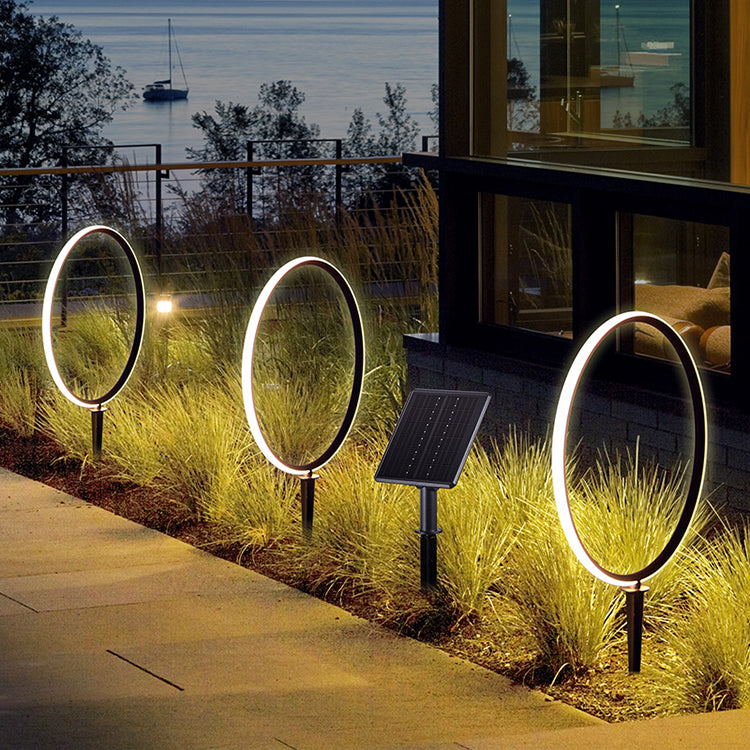 LED solarne vrtne luči z ločenim panelom DC-0589W – komplet 4 – 2. pogled