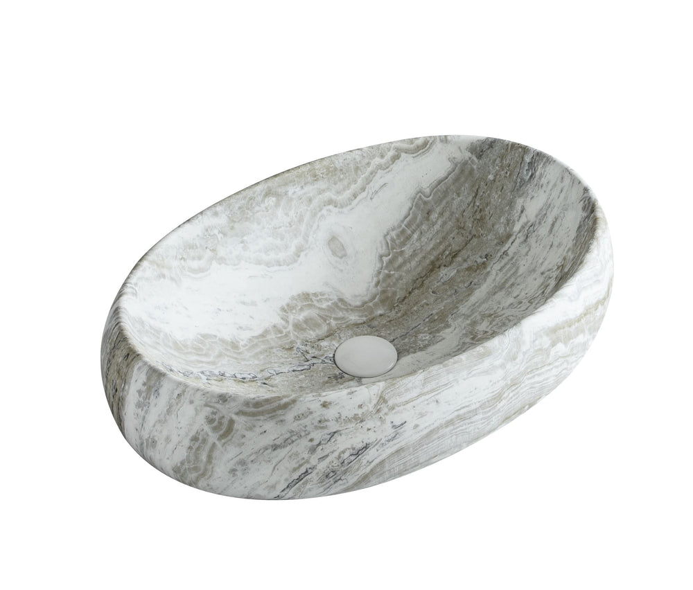 UMIVAONIK sivi mramor S6SSI1, 60 × 41,5 × 16 cm