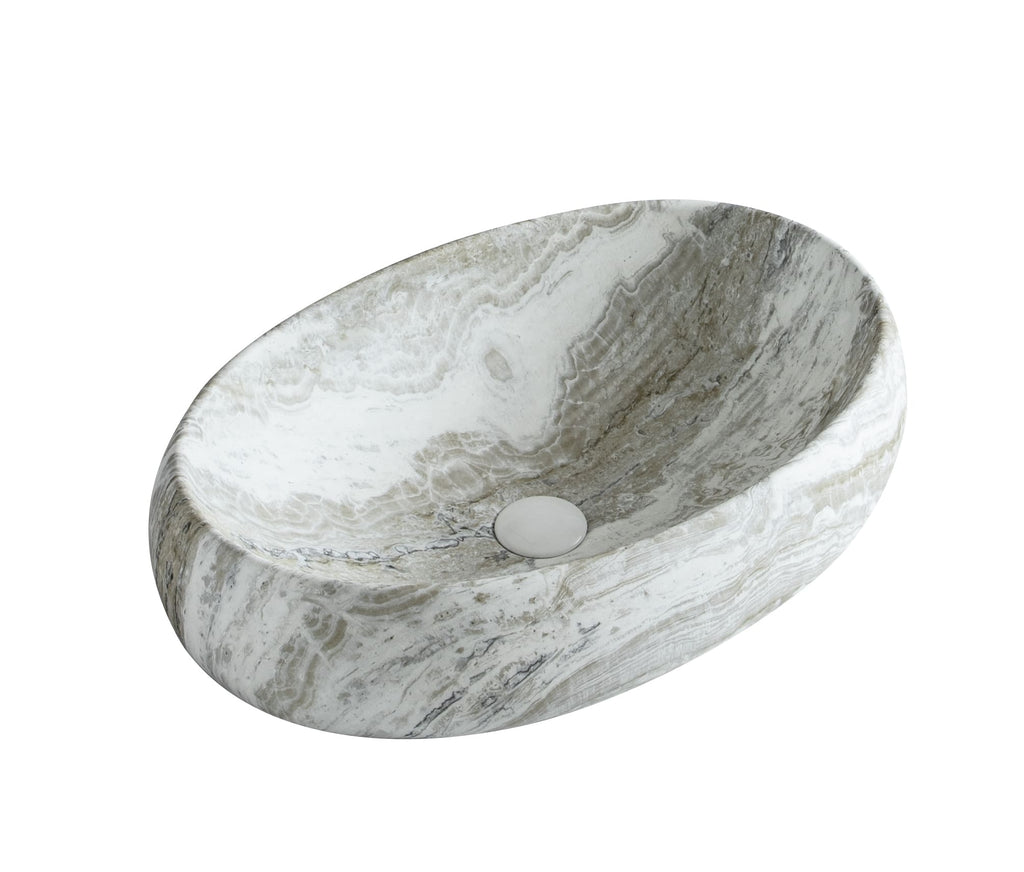 UMIVAONIK sivi mramor S6SSI1, 60 × 41,5 × 16 cm