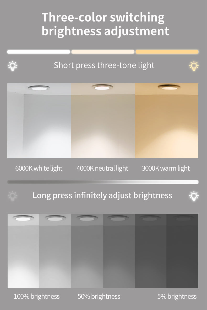 LED ogledalo S67B s crnim okvirom, 100x60cm, ambijentalna rasvjeta