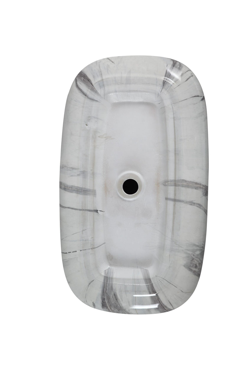 UMIVAONIK mramor bijelo-sivi S6SI1, 71,5 × 41 × 14,5 cm