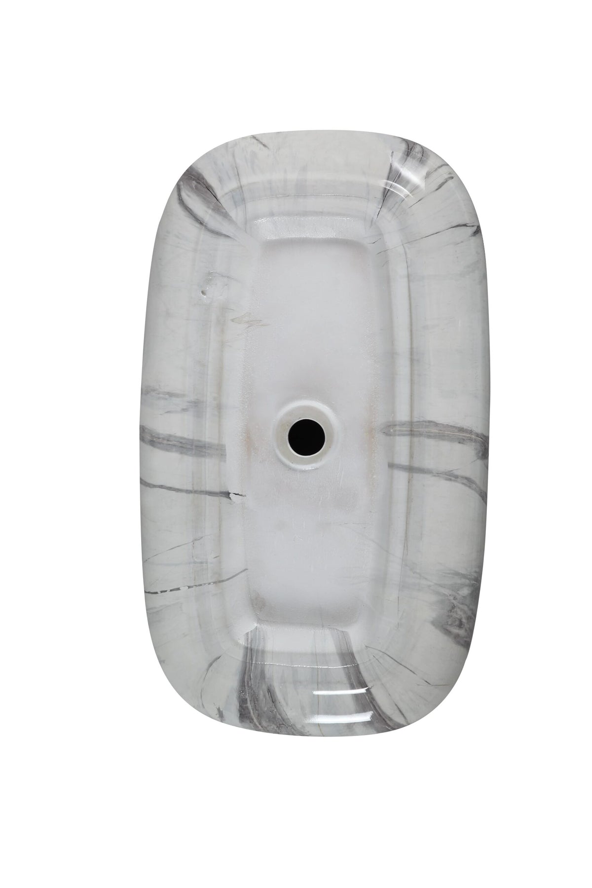 UMIVAONIK mramor bijelo-sivi S6SI1, 71,5 × 41 × 14,5 cm