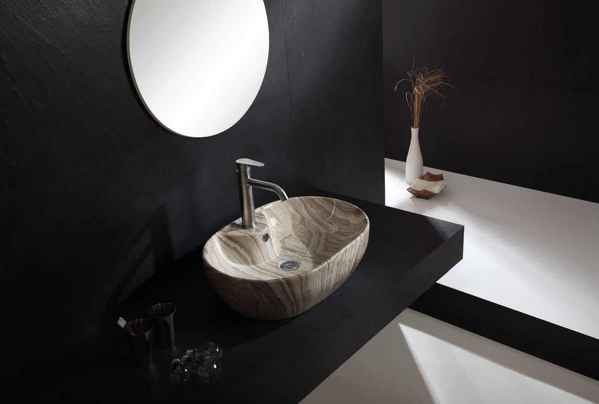 UMIVAONIK mramorni smeđi S6BR3, 59 × 41 × 17 cm
