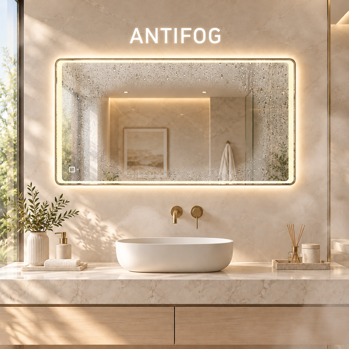 LED ogledalo S64A, 120x60cm / 60x120cm