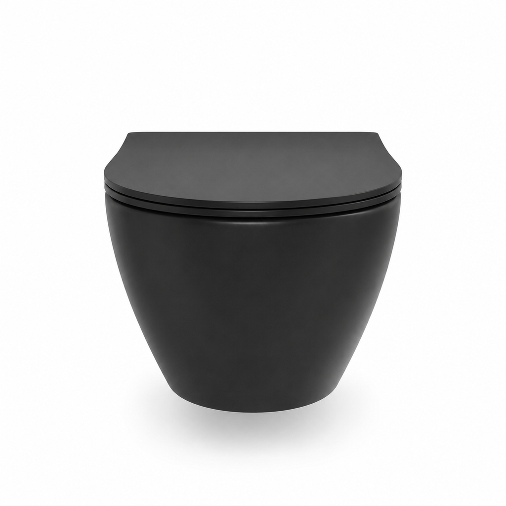 VISEČA WC ŠKOLJKA črna mat MB2000 – 3. pogled