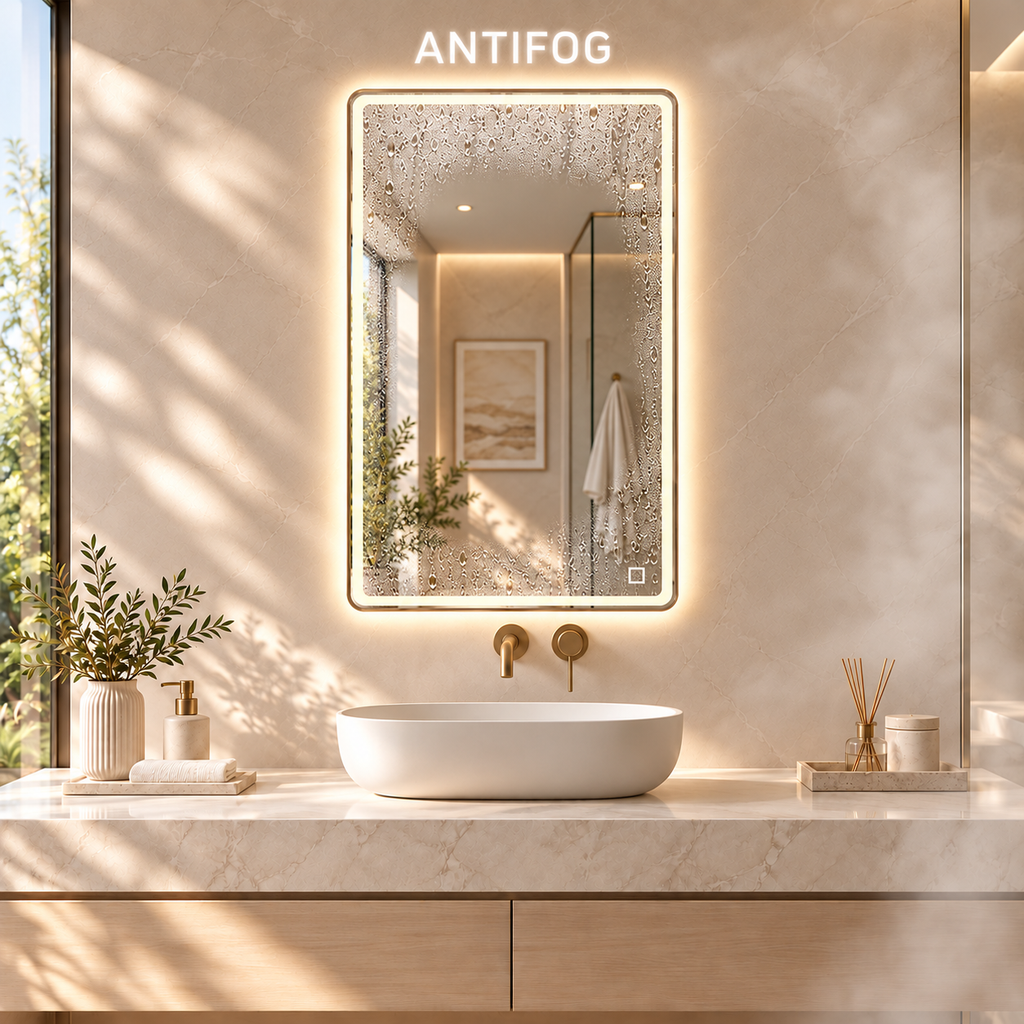 LED mirror S64B, 60x80cm / 80x60cm