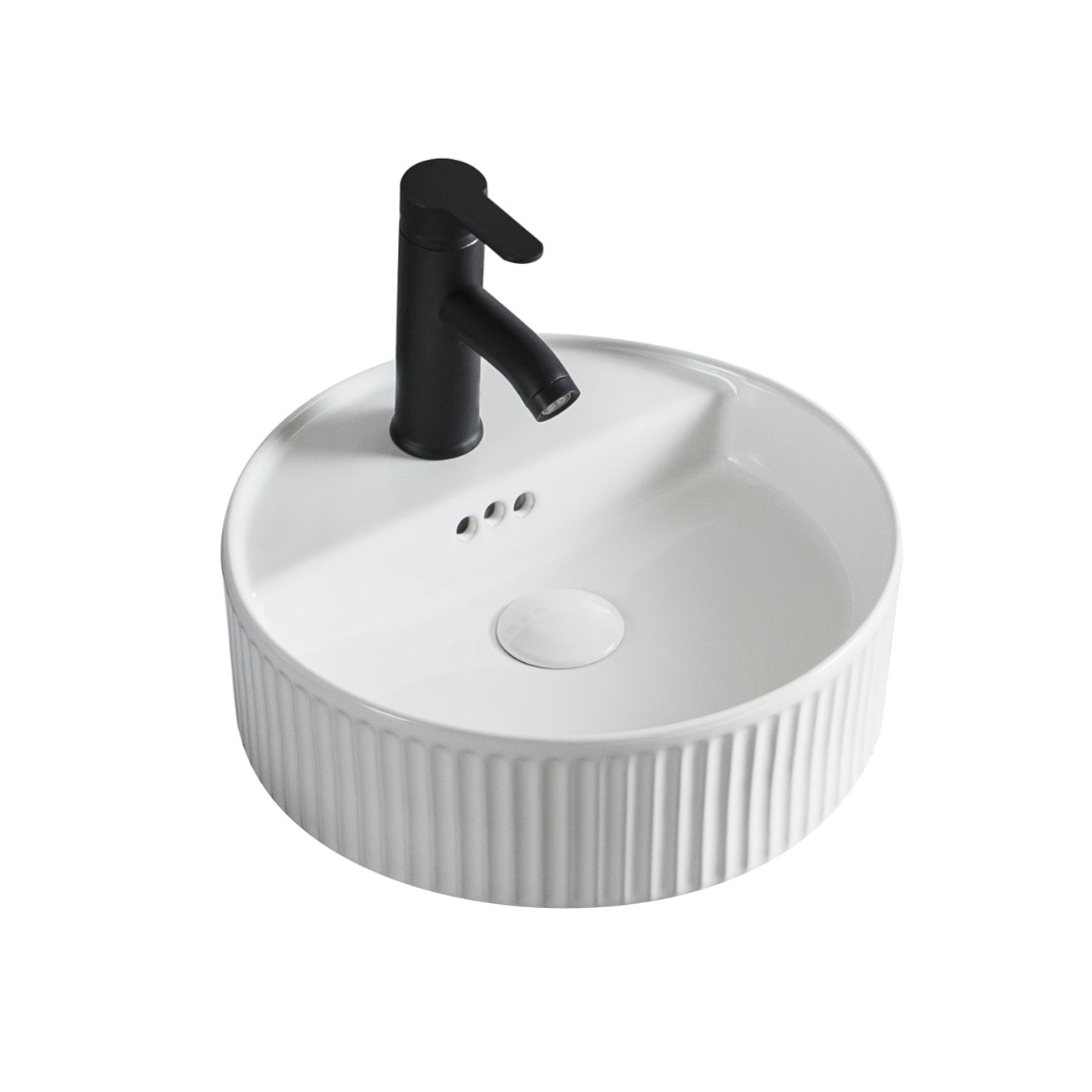 UMIVAONIK sjajno bijeli S6W1, 36 × 36 × 12 cm