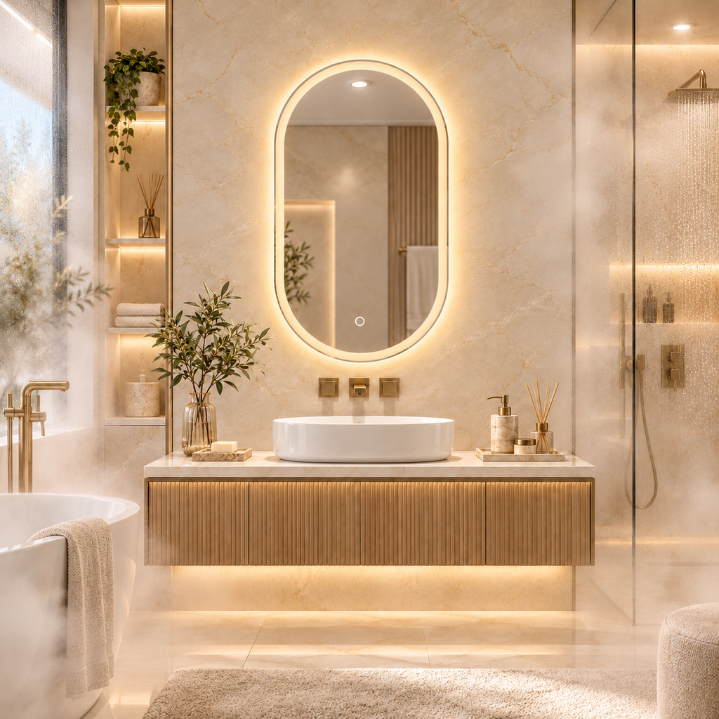 LED ogledalo S612B, 60x100cm / 100x60cm