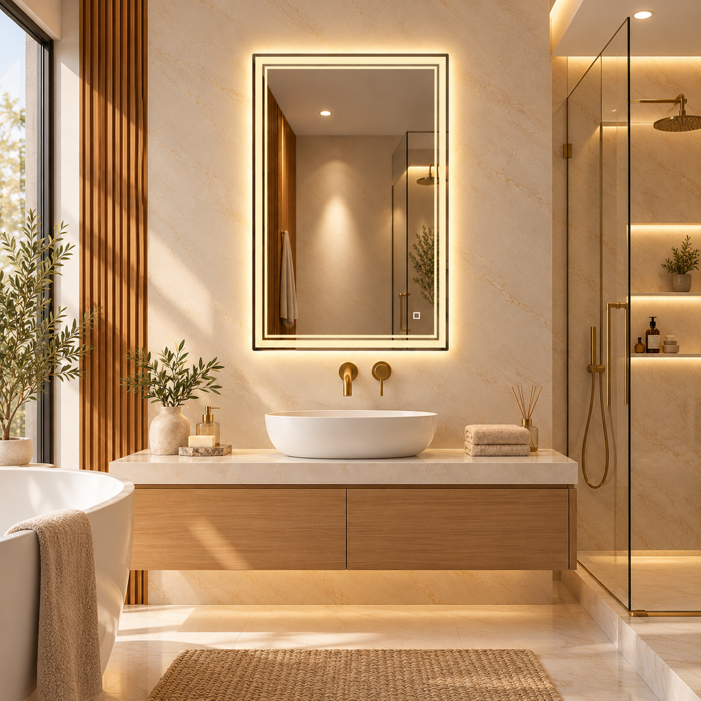 LED ogledalo S6P2, 100x60cm / 60x100cm
