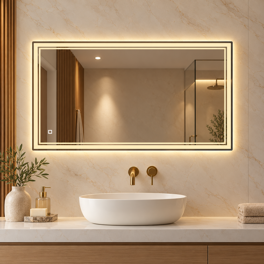 LED ogledalo S6P2, 100x60cm / 60x100cm
