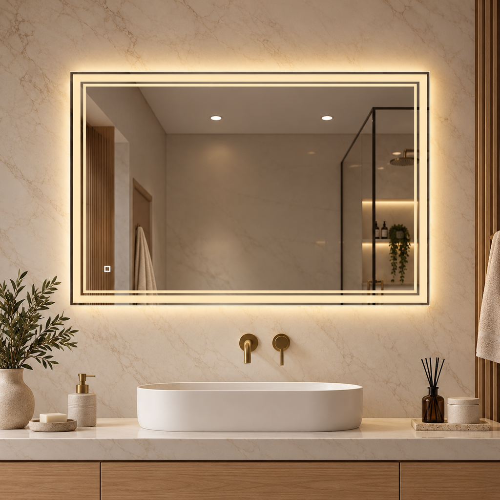 LED ogledalo S6P1, 120x80cm / 80x120cm