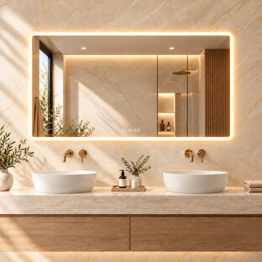 LED mirror S65A, 150x80cm