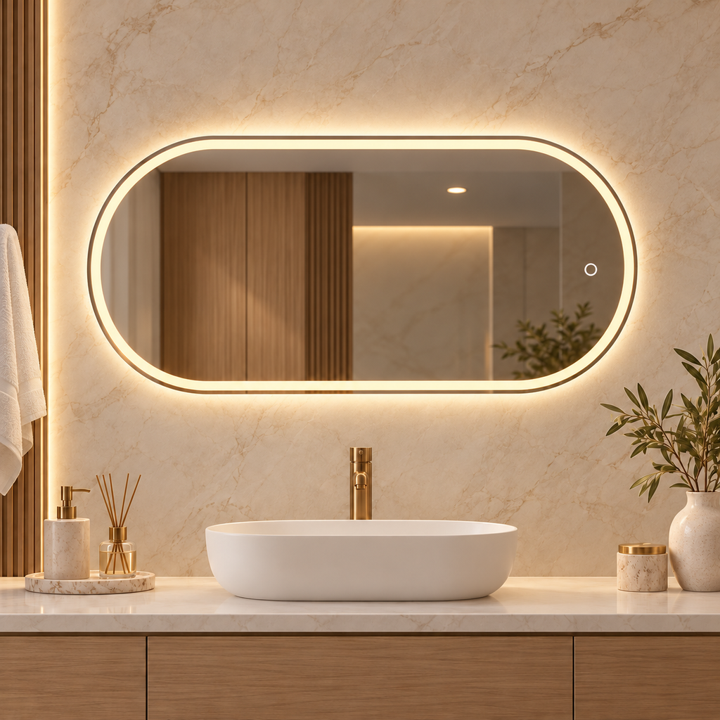 LED ogledalo S612B, 60x100cm / 100x60cm