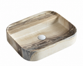 UMIVALNIK bež marmor S6BR4, 55 × 45 × 11 cm