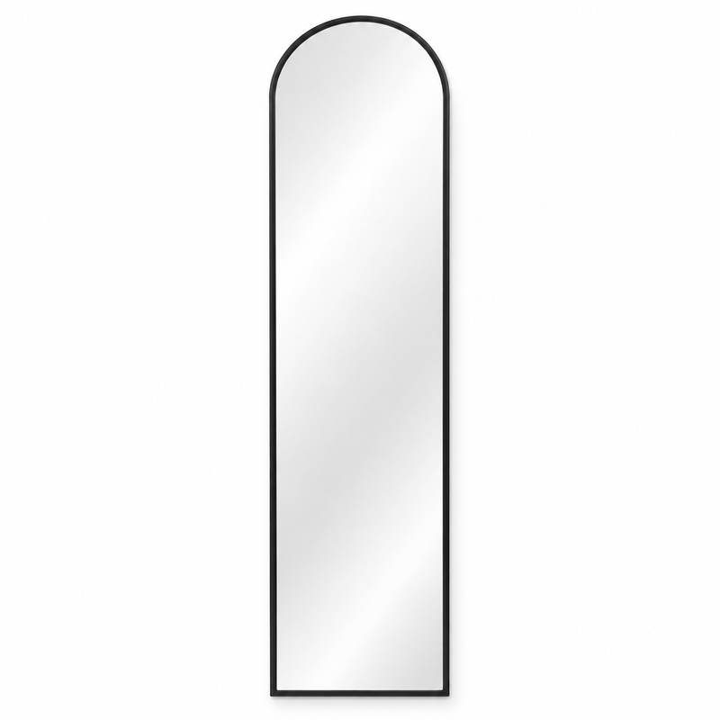 Wall mirror S6ST1, with black ALU frame 40 × 150 cm