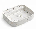 UMIVALNIK bel marmor S6WC1, 55 × 45 × 11 cm