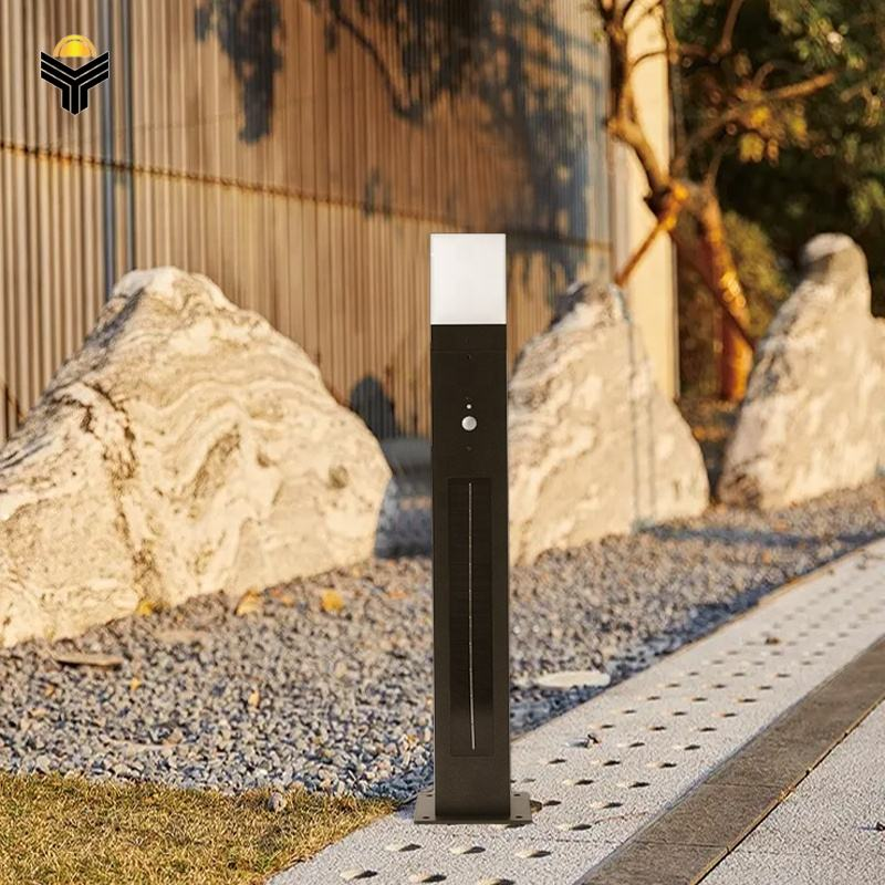 LED solarna vrtna svetilka s senzorjem TC-11863, 75 cm – 6. pogled