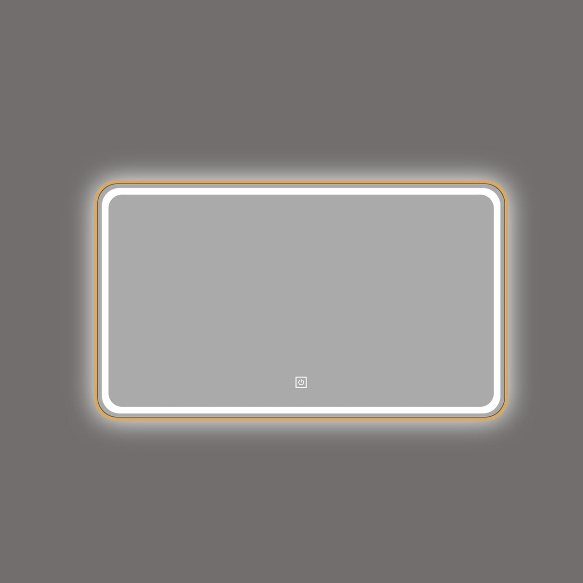 LED ogledalo S68C sa zlatnim okvirom, 150x80cm
