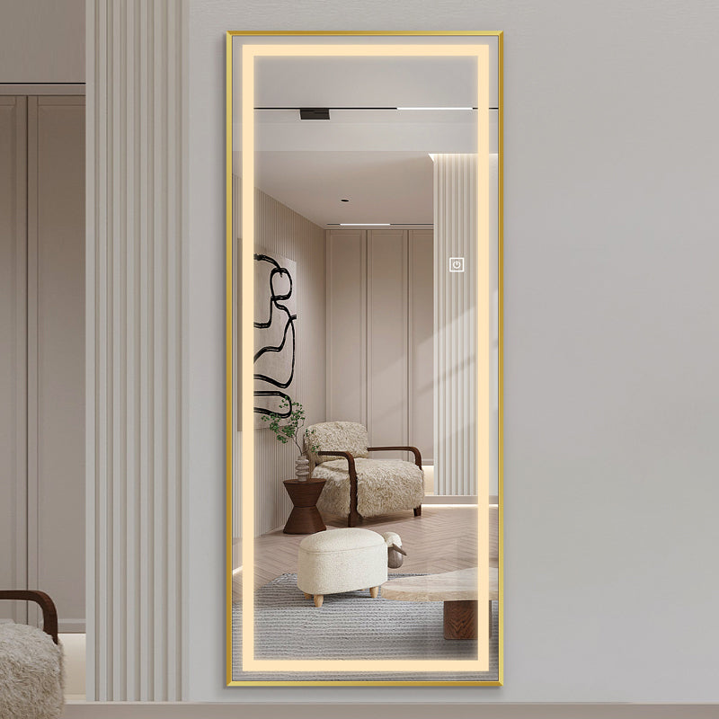 LED mirror S622A, 65x170cm, with gold frame