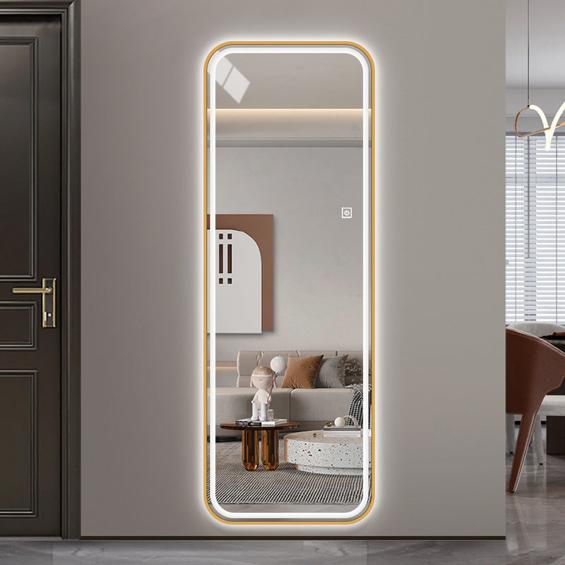 LED ogledalo S623A, 60x170cm, sa zlatnim okvirom