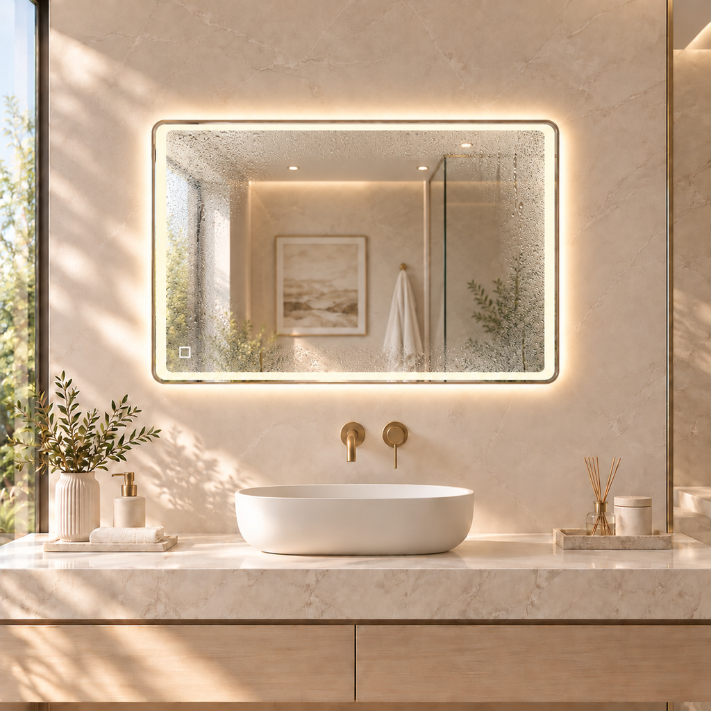 LED mirror S64B, 60x80cm / 80x60cm