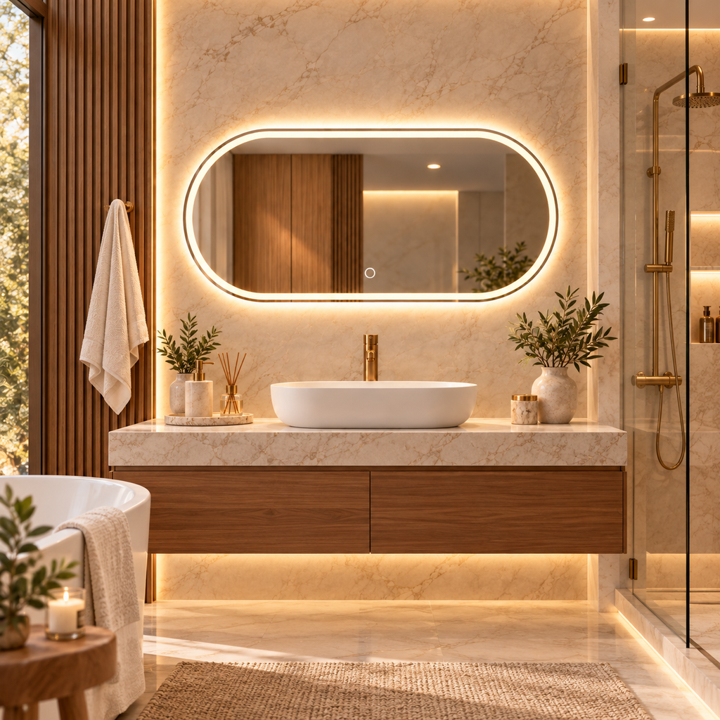 LED ogledalo S612A, 100x60cm