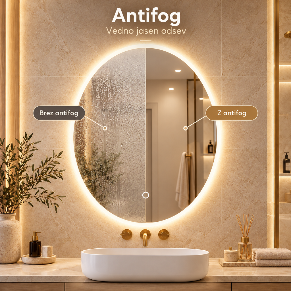 LED ogledalo S619A, 50x70cm