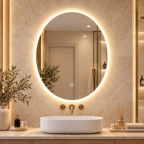 LED mirror S619A, 50x70cm