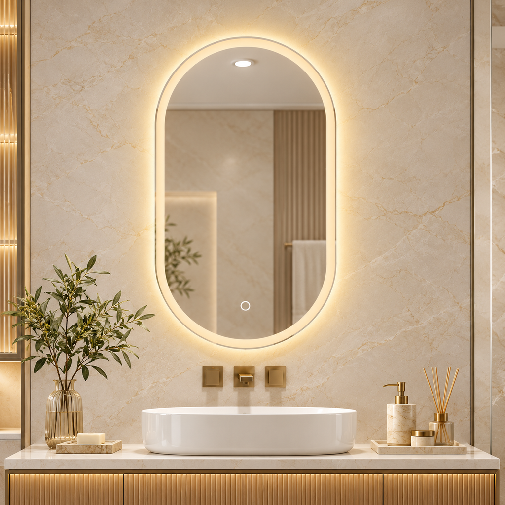 LED ogledalo S612B, 60x100cm / 100x60cm