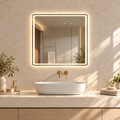 LED ogledalo S64F, 70x70cm