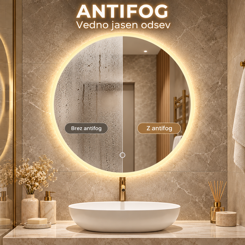 LED ogledalo S617B, fi 70cm