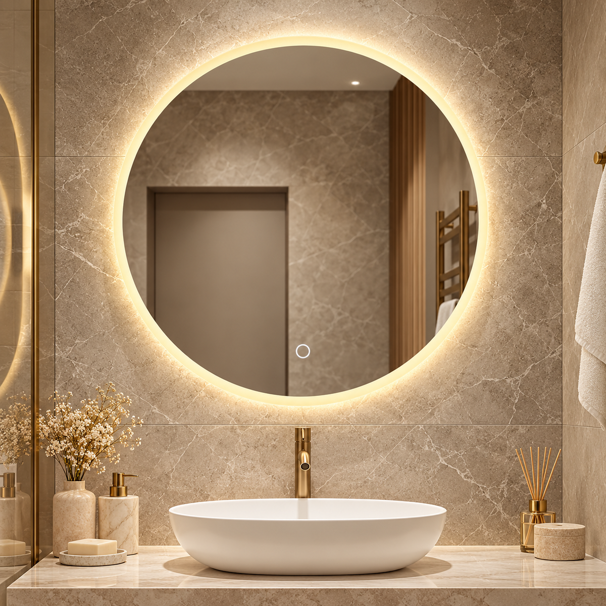LED ogledalo S617B, fi 70cm