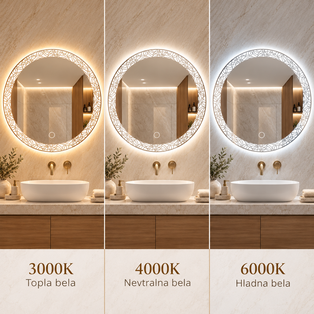 LED ogledalo S613A, fi 70cm