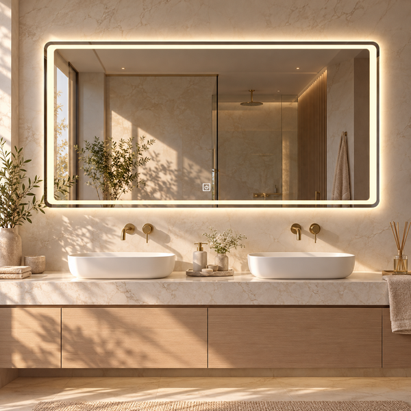 LED mirror S64H, 160x90cm