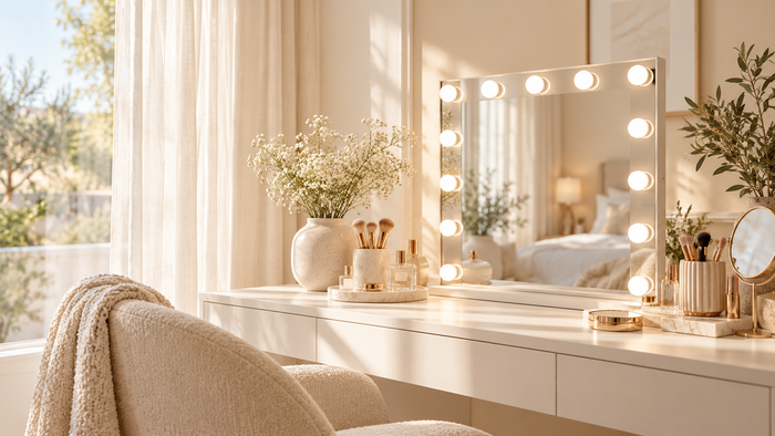 Make-up mirrors for your corner.