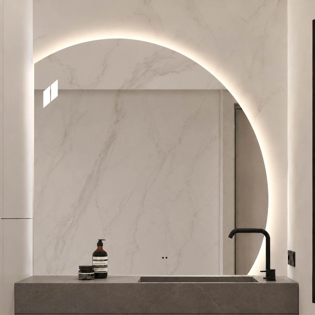 LED ogledalo S6100L, 100cm, leva, ambientalna osvetlitev – 3. pogled