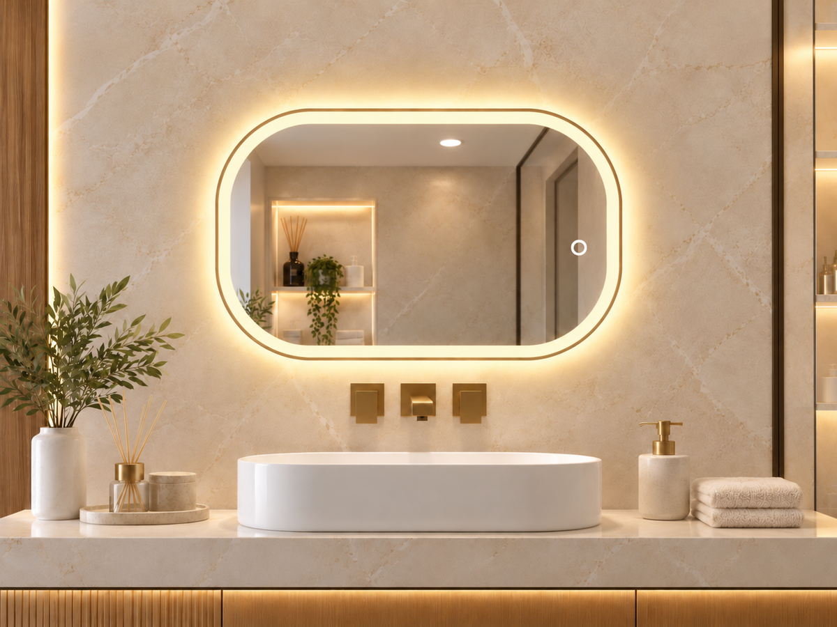 LED ogledalo S612C, 60x80cm / 80x60cm