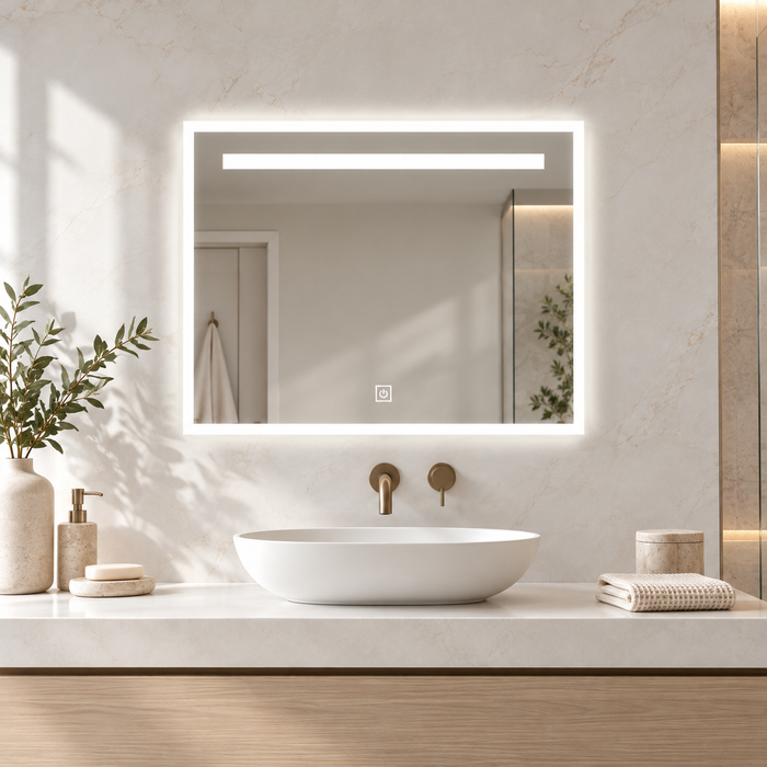 LED ogledalo S61C, 80 x 60 cm
