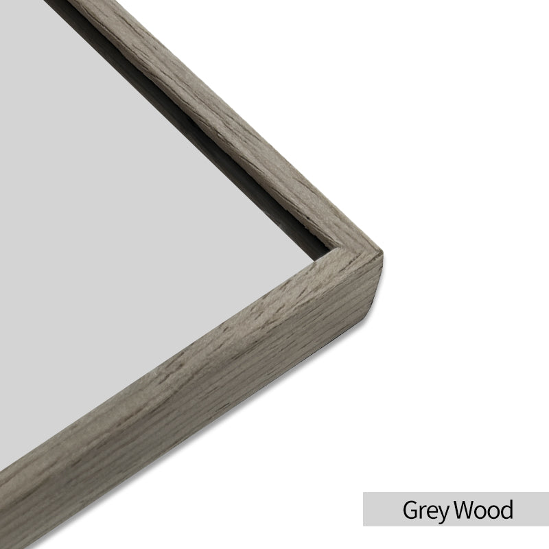 LED ogledalo S66BG z lesenim okvirjem v sivi barvi, 120x60cm / 60x120cm – 2. pogled