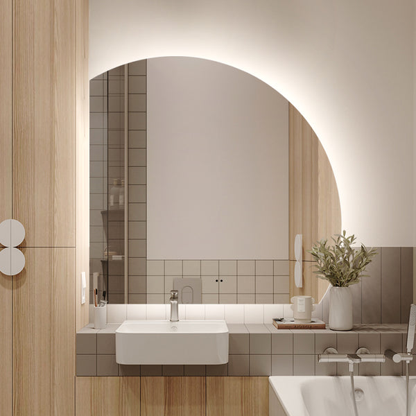 LED ogledalo S680L, 80cm, leva, ambientalna osvetlitev